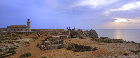 Faro en Punta Nati, Menorca