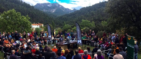 Concert lors du festival « Música del Segura » à Segura de la Sierra (province de Jaén, Andalousie) 