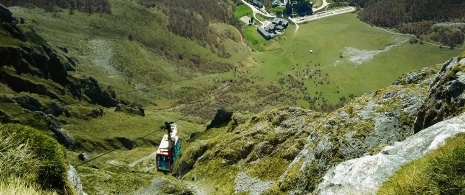 Mirador del Cable in Liébana valley, Picos de Europa, Camaleño