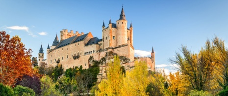 Ansicht des Alkazar von Segovia