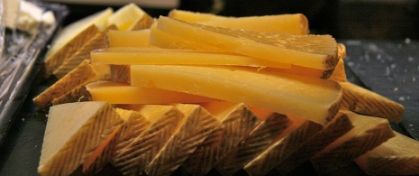 Wedges of cheese from Zamora