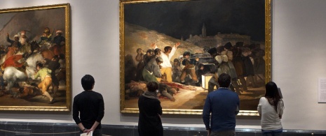 Goya Room in the Prado Museum.