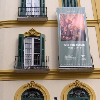 Fassade des Museumshauses von Pablo Ruiz Picasso