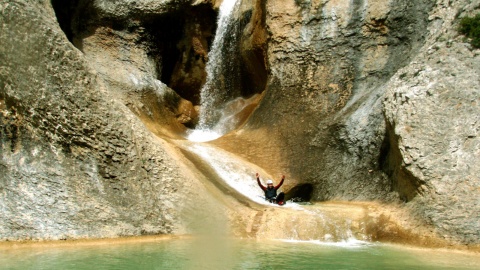 Natural waterfall, Mascún