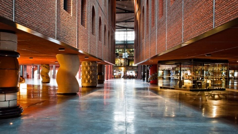 Azkuna Zentroa, modernist wine warehouse by Ricardo Bastida