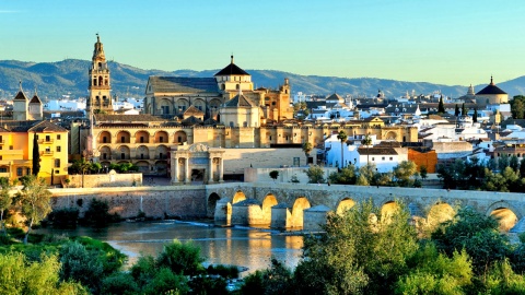 View of Cordoba and the Mosque-Cathedral of Cordoba