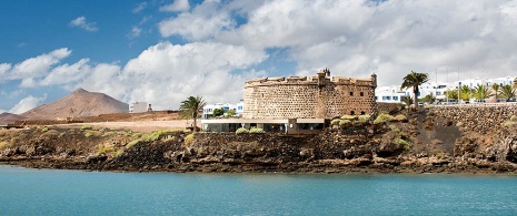 Vista do Castelo de San José, Lanzarote