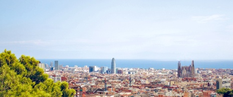 Widok na Barcelonę