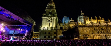 Plaza del Obradoiro und Kathedrale von Santiago de Compostela
