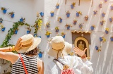 Touristes à Cordoue, Andalousie