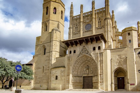 "Cathédrale Santa María de Huesca (Aragon). "