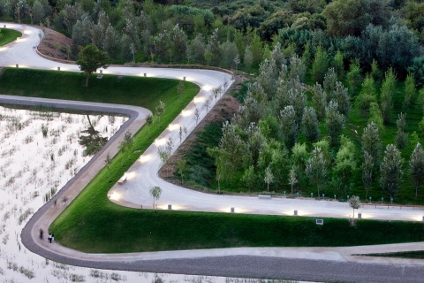 Park des Wassers Luis Buñuel. Zaragoza