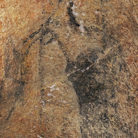 Cueva de Llonin, pintura rupestre. Asturias.