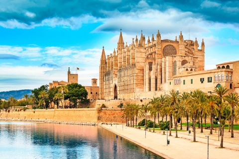 Extérieur de la cathédrale de Palma de Majorque