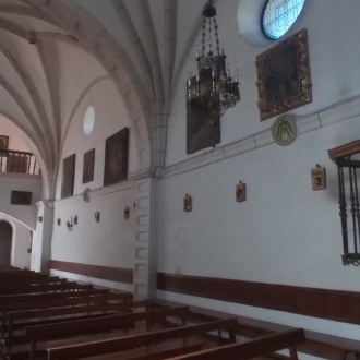 Innenraum der Kapelle „Nuestra Señora de Belén“ in Belorado