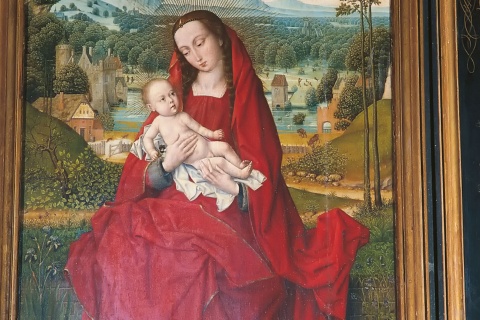 Madonna con Bambino. Hans Memling. Museo Cattedralizio di Burgos