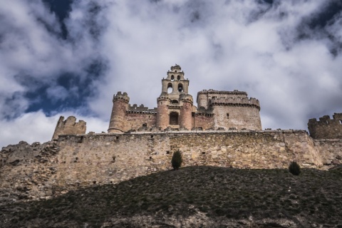 Vista do Castelo de Turégano (Segóvia, Castilla y León)