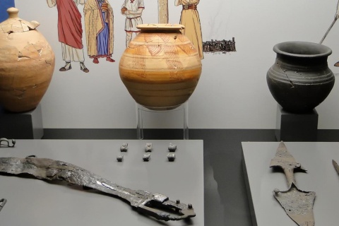 イベロ族の道具。シウダ・レアル博物館