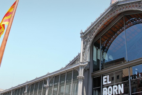 Mercado de El Born en el barrio del mismo nombre. Barcelona