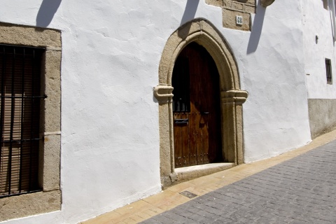 Calle del barrio judío de Valencia de Alcántara (Cáceres, Extremadura)