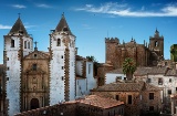 Blick auf Cáceres, Extremadura