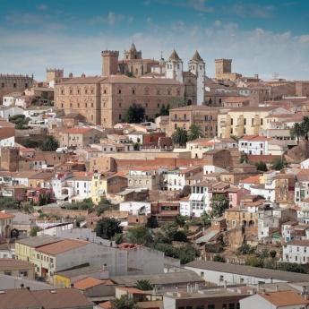 Vista general de Cáceres, Extremadura