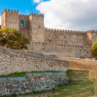 Zamek w Trujillo. Cáceres