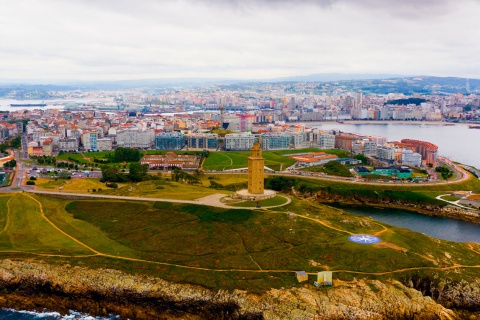 Vista de La Coruña