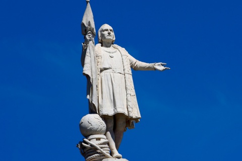 Monument à Christophe Colomb. Place Colón. Madrid