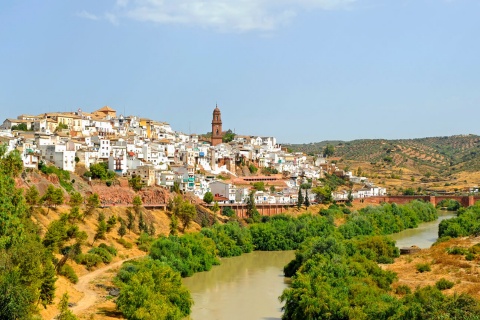 Das Dorf Montoro am Guadalquivir