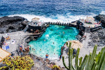 Charco Azul pool, Island of La Palma, Canary Islands