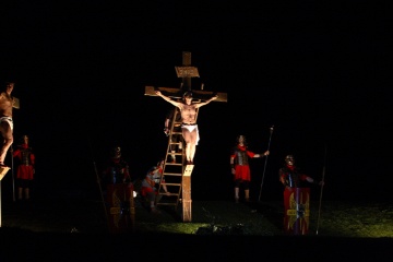 Представление во время праздника Пасхи (Калаорра, Ла-Риоха)