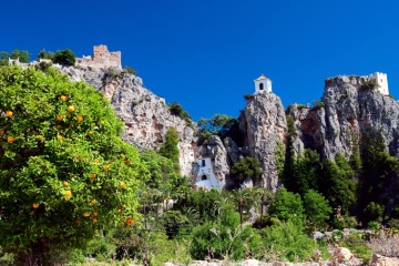 Vue de Guadalest, dans la province d’Alicante (région de Valence)