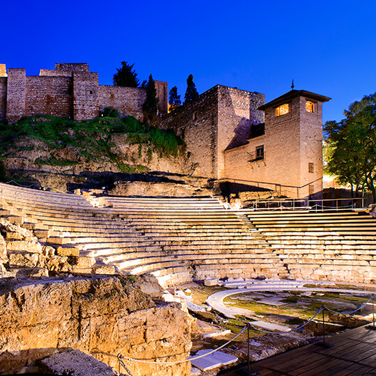 Alcazaba et théâtre romain de Malaga