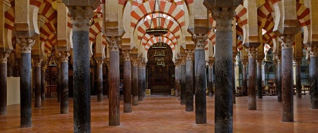 Interior of the Great Mosque-Cathedral of Córdoba