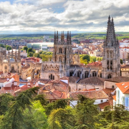 Vista de la Catedral de Burgos
