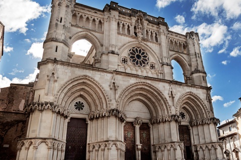 Fassade der Kathedrale von Cuenca