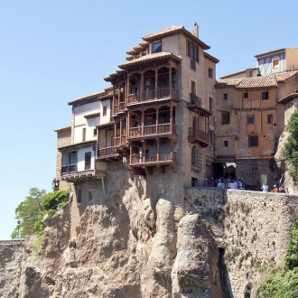 Vista de las Casas Colgadas, Cuenca