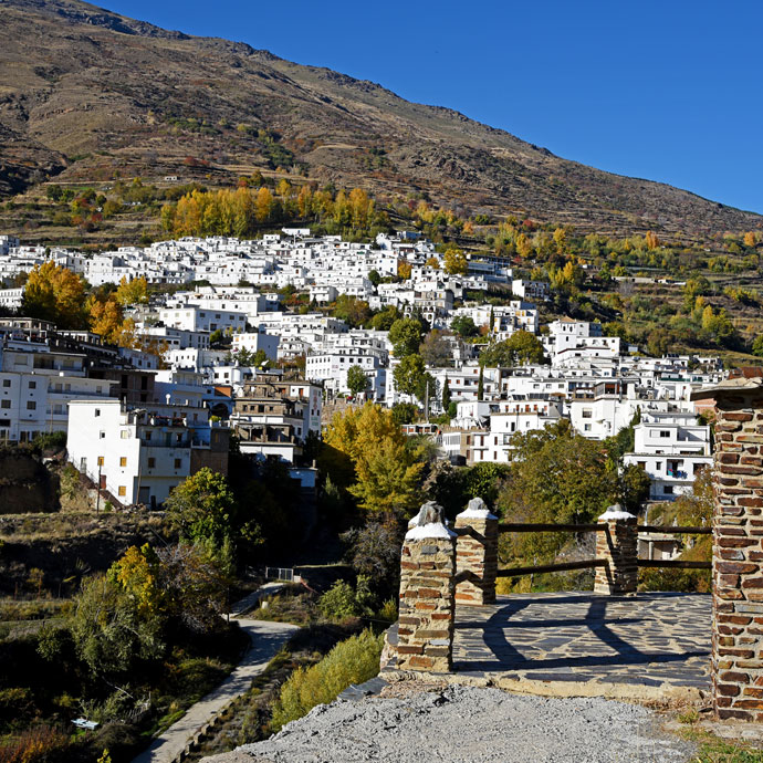 Blick auf Trévelez, Granada